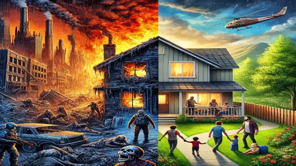 Home insurance vs zombie insurance