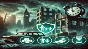 an abandoned city that is taken over by zombies